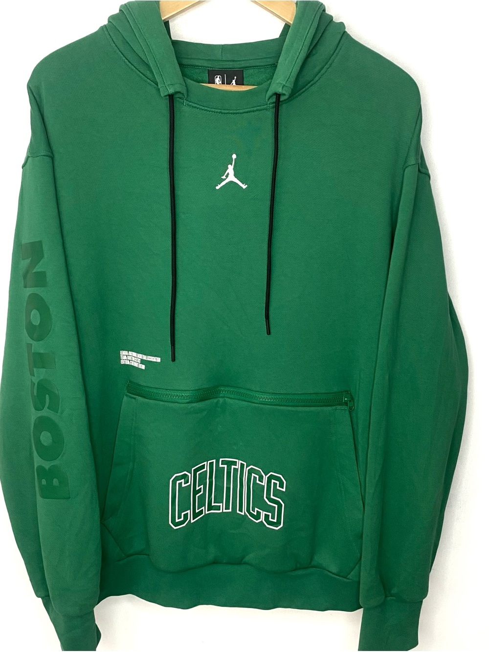 Boston Celtics Courtside Statement Edition Nike Air Jordan NBA Hoodie Sweatshirt